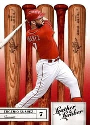 2019 Panini Leather & Lumber Base Set Eugenio Suarez #78 card