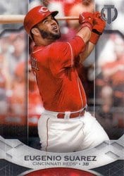 2019 Topps Tribute Base Set Eugenio Suarez #71 card