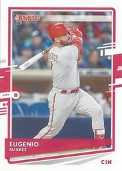 2020 Donruss Base Set Eugenio Suarez #124 card