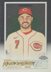 2020 Topps Allen & Ginter Chrome Base Set Eugenio Suarez #188 card
