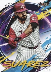 2020 Topps Fire Base Set Eugenio Suarez #59 card