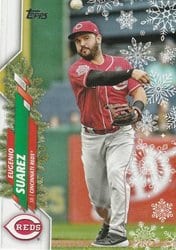 2020 Topps Holiday Base Set Eugenio Suarez #HW19 card