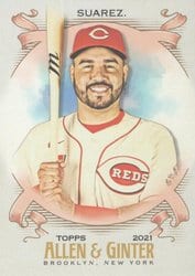 2021 Topps Allen & Ginter Base Set Eugenio Suarez #312 card