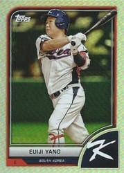 2023 Topps World Baseball Classic Base Set Eui-ji Yang #68 card