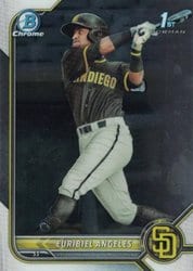 2022 Bowman Chrome Prospects Euribiel Angeles #BCP-32 card
