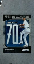 2023 Panini Prizm 20-80 Scale Eury Perez #SC12 card