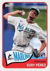2023 Topps Archives Base Set Eury Pérez #182 card