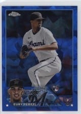 2023 Topps Chrome Update Sapphire Edition Base Set Eury Pérez #USCS139 card