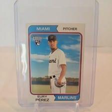 2023 Topps Heritage Mini Eury Pérez #545