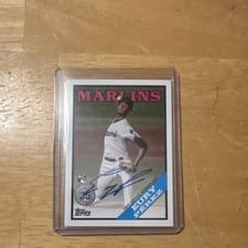 2023 Topps Update 1988 Topps Baseball Autographs Eury Pérez #88BA-EP card