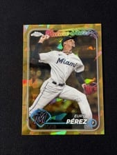 2024 Topps Chrome Sapphire Edition Base Set Eury Pérez #197 card