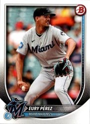 2025 Bowman Base Set Eury Pérez #39 card