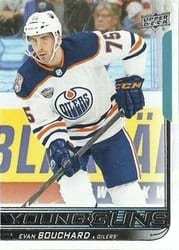 2018-19 Upper Deck Base Set Evan Bouchard #221 card