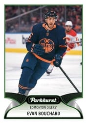 2021-22 Parkhurst Base Set Evan Bouchard #141 card