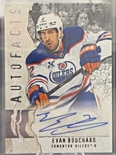 2025-26 Upper Deck Artifacts Autofacts Evan Bouchard #AF-EB card