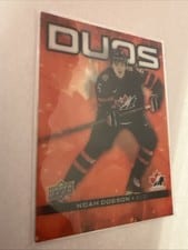 2025 Upper Deck Tim Hortons Team Canada Duo Evan Bouchard / Noah Dobson #CO-12 card