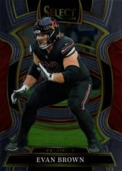 2025 Panini Select Base Set Evan Brown #24 card
