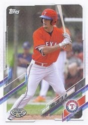 2021 Topps Pro Debut Base Set Evan Carter #PD-29 card