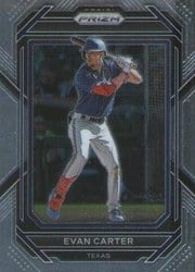2023 Panini Prizm Base Set Evan Carter #11 card