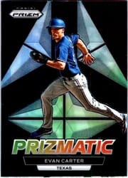 2023 Panini Prizm Prizmatic Evan Carter #P16 card