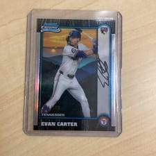 2024 Bowman Chrome 1999 Bowman Chrome 25th Anniversary Evan Carter #BC25-3 card