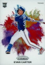 2024 Panini Prizm Color Blast Evan Carter #3 card