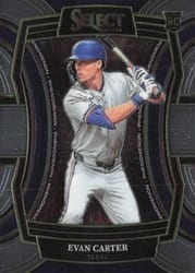 2024 Panini Select Phenomenon Evan Carter #1 card
