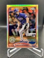 2024 Topps Chrome 1989 Topps Baseball Evan Carter #89CB-13 card