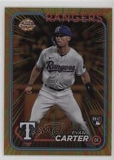 2024 Topps Chrome Radiating Rookies Evan Carter #RR-14 card