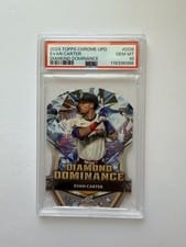2024 Topps Chrome Update Diamond Dominance Evan Carter #DD-8 card