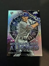 2024 Topps Cosmic Chrome Astrologically Aligned Evan Carter #AA-18 card