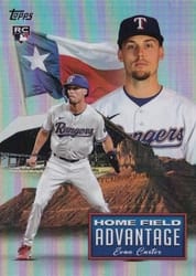 2024 Topps Home Field Advantage Evan Carter #HFA-13 card