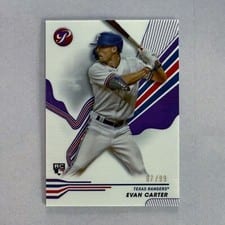 2024 Topps Pristine Base Set Evan Carter #208 card