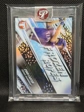 2024 Topps Pristine Frozen Ropes Autograph Evan Carter #FRA-EC card