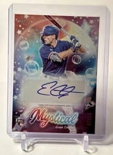 2024 Topps Update Mystical Autographs Evan Carter #MYSA-EC card