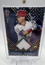 2024 Topps Update Rising Rookies Relics Evan Carter #RRR-EC card
