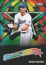 2025 Topps Chrome Future Stars Evan Carter #FS-12 card
