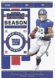 2019 Panini Contenders Base Set Evan Engram #53 card