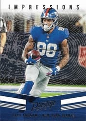 2019 Panini Prestige Impressions Evan Engram #IP-EV card