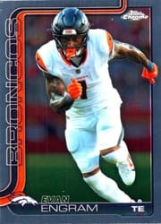 2025 Topps Chrome Base Set Evan Engram #92 card