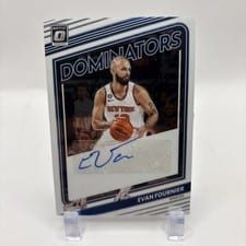 2022-23 Donruss Optic Dominators Signatures Evan Fournier #DS-EVF card