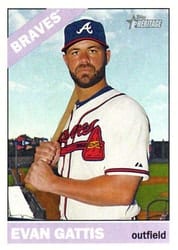 2015 Topps Heritage Base Set Evan Gattis #130 card