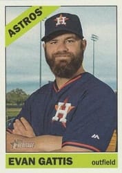 2015 Topps Heritage Base Set Evan Gattis #707 card