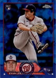 2023 Topps Chrome Sapphire Edition Base Set Evan Lee #243 card