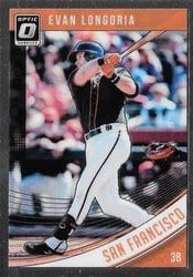 2018 Donruss Optic Base Set Evan Longoria #145 card
