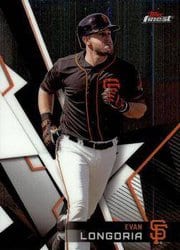 2018 Finest Base Set Evan Longoria #8 card