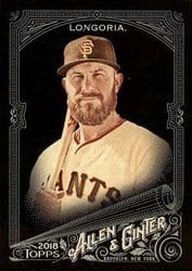 2018 Topps Allen & Ginter X Base Set Evan Longoria #239 card