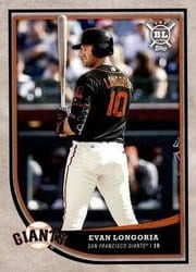 2018 Topps Big League Base Set Evan Longoria #89 card