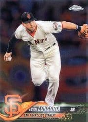2018 Topps Chrome Update Base Set Evan Longoria #HMT53 card