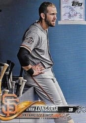 2018 Topps Update Base Set Evan Longoria #US118b card